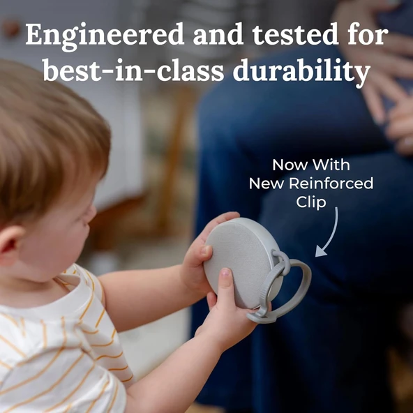 Yogasleep Hushh 2 Taşınabilir Ses Makinesi - Aydınlatmalı Düğmeler - Gri - Resim 4