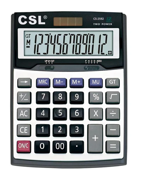 CSL CS-2592 12 Hane Masa Tipi Hesap Makinesi ürün görseli