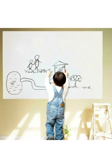 Silinebilir Kalemli Sticker Duvara Yapışabilen - Resim 2