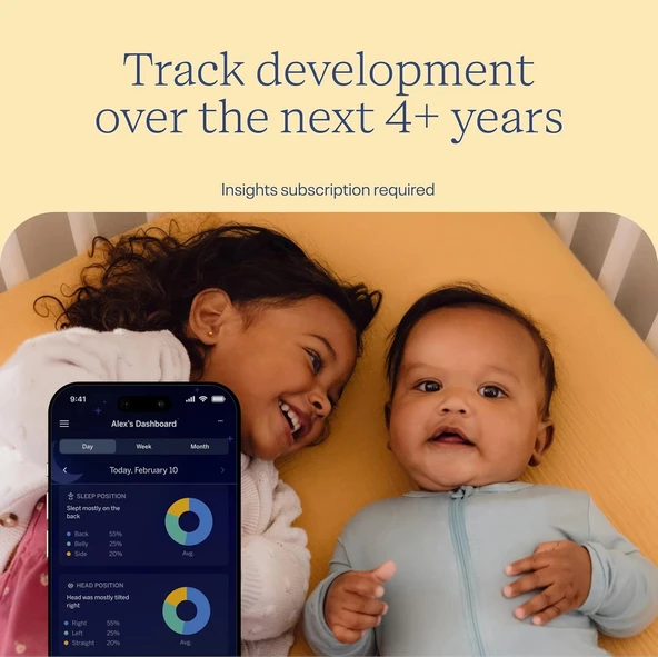 Nanit Essentials Akıllı Bebek Monitörü - Zemin Standlı - 1080p HD Wi-Fi Kamera - Resim 6