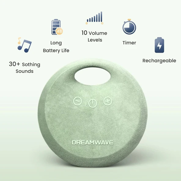 Dekala DreamWave Beyaz Gürültü Ses Makinesi Bebek Uyku Yatıştırıcı - Resim 2