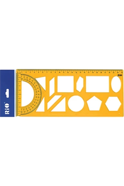 Rio Geometrik Şablon Cetvelli 803 ürün görseli