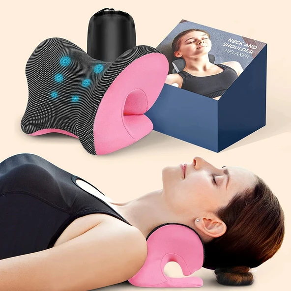 ZAMAT Manyetik Terapi Yastık Kılıfı ile Boyun ve Omuz Rahatlatıcı - Pembe ürün görseli