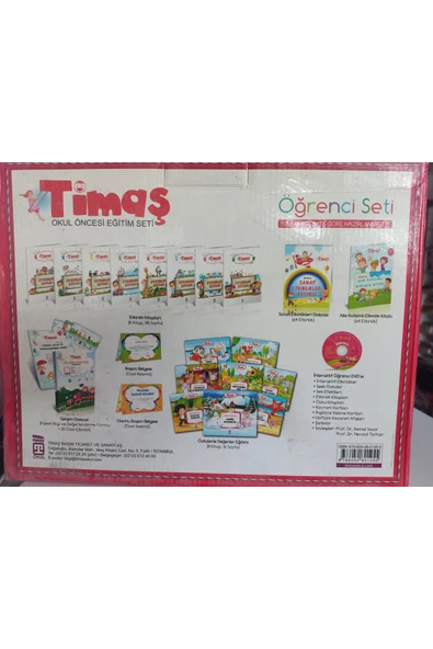 Timaş Kırmızı Misket Okul Öncesi Eğitim Seti - Resim 2