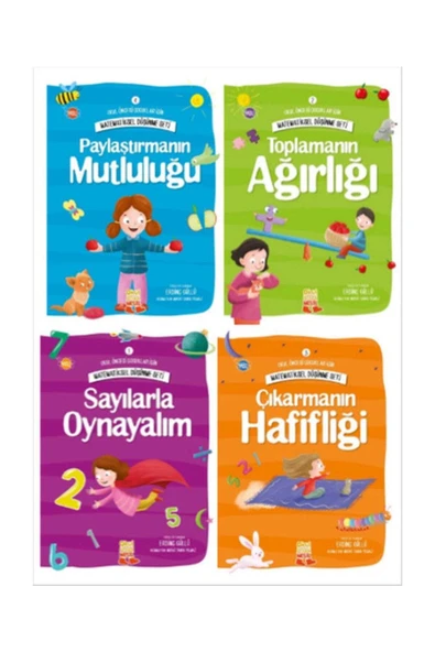 Nesil Çocuk Yayınları Matematiksel Düşünme Seti 4 Kitap Takım - Erdinç Güllü ürün görseli