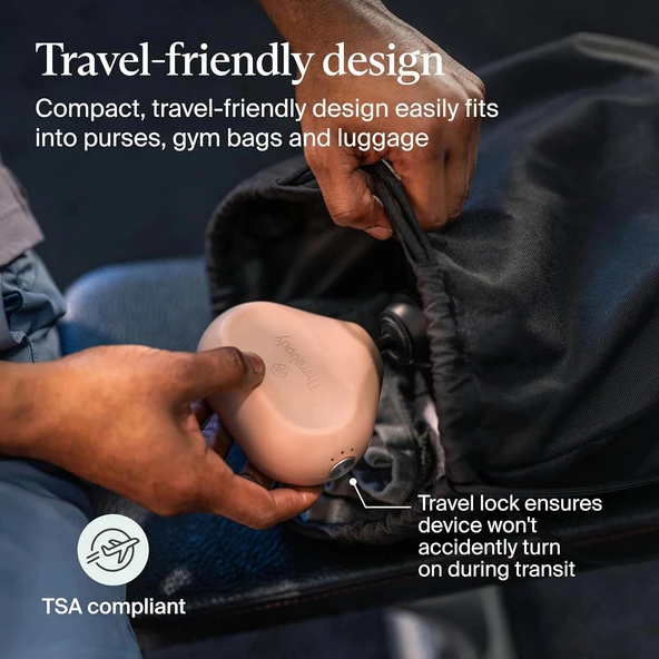 TheraGun Mini (3. Nesil) - Ultra Taşınabilir Masaj Tabancası - Çöl/Gül Rengi - Resim 4