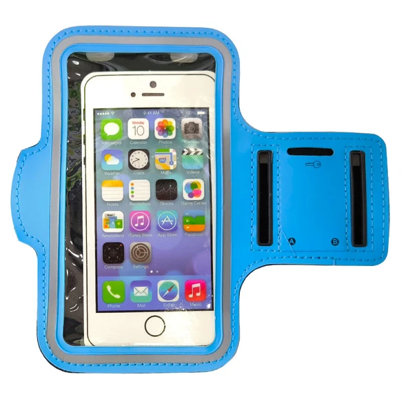 Cep telefonu kol bandı 15.5*8cm ölçülerinde kol bandı taşıma kılıfı ürün görseli 1