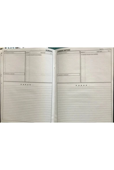 Gülpaş Kurul Karar Defteri - Resim 2