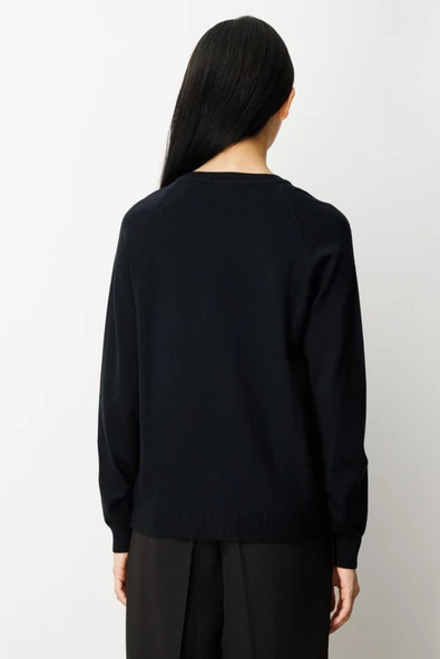 Renkli Düğmeli Sıfır Yaka Triko Hırka On - Resim 7