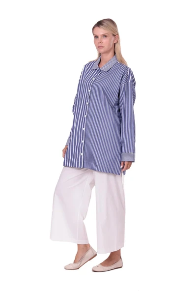 İNVEE Mico Gömlek LACİVERT 7082 - Resim 4