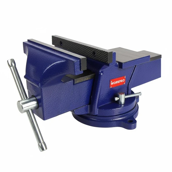 WORKPRO WP233006 125mm 360° Döner Tabanlı Örslü Profesyonel Tezgâh Mengene - Resim 7