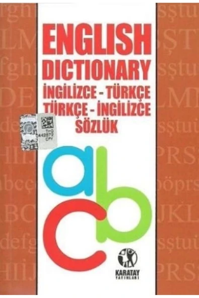 Karatay Akademi Yayınları English Dictionary İngilizce-Türkçe Türkçe-İngilizce Sözlük (Cep Boy) ürün görseli
