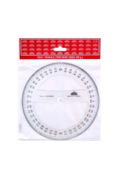 HATAS 0940 Minkale 360 Derece Tam Daire Gradlı 15 cm ürün görseli