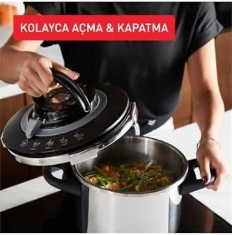 TEFAL Clipso+ Chef Düdüklü Tencere - 6L ürün görseli
