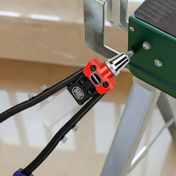 WORKPRO WP225001 5 IN 1 400mm Kollu Profesyonel Perçin Tabancası + 100 Adet Perçin - Resim 6
