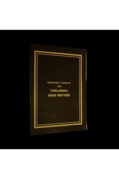 Gülpaş Ders Defteri 10 Derslik Yoklamalı ürün görseli