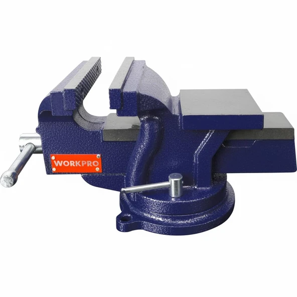 WORKPRO WP233006 125mm 360° Döner Tabanlı Örslü Profesyonel Tezgâh Mengene ürün görseli 1