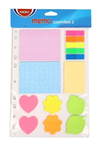 Noki Memo Combo 2 Yapışkanlı Notluk Takımı Büyük 8693245038406 ürün görseli