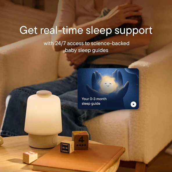 Hatch Rest Bebek Ses Makinesi, Gece Lambası - Uyku Desteği - Macun - Resim 6