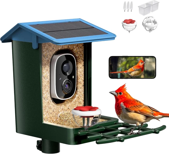 Heapets Kamera, Güneş Enerjili 2K HD Video - Mavi ürün görseli 1