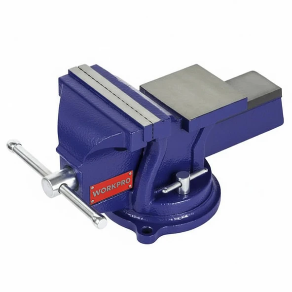 WORKPRO WP233006 125mm 360° Döner Tabanlı Örslü Profesyonel Tezgâh Mengene - Resim 9