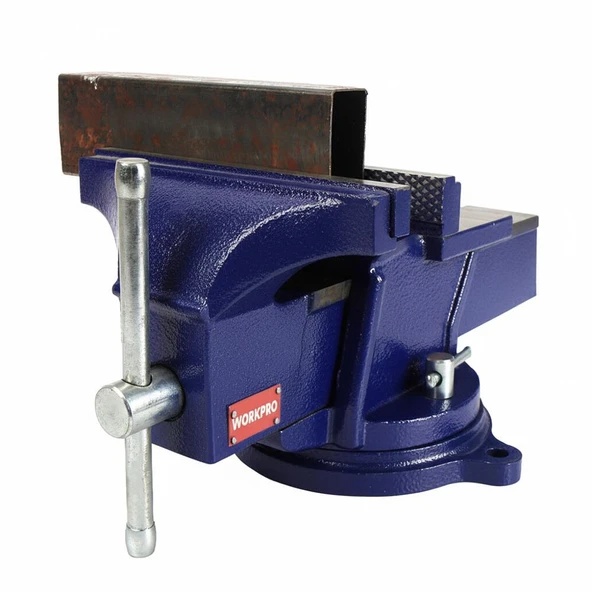 WORKPRO WP233006 125mm 360° Döner Tabanlı Örslü Profesyonel Tezgâh Mengene - Resim 2