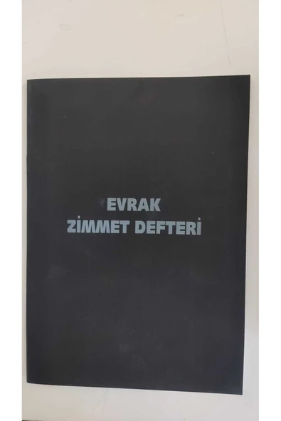 Gültaş Evrak Zimmet Defteri 40 Yaprak PP KPK GÜLTAŞ ürün görseli