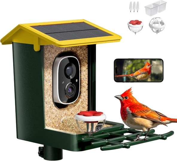 Heapets Kamera, Güneş Enerjili 2K HD Video - Sarı ürün görseli 1