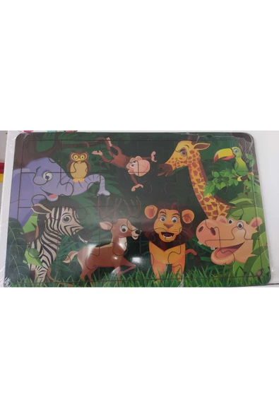 Kelime Eğitim Araçları 48 Parça Ahşap Yapboz - Resim 4