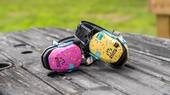 Walker's Razor Slim Ultra Düşük Profilli Kompakt Tasarımlı Kulaklık - Altın Serpintiler - Resim 3