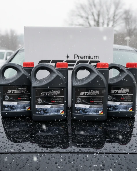 STEEP Coollife Antifriz -42 Derece Kırmızı 3 Lt 4 Adet - Resim 2