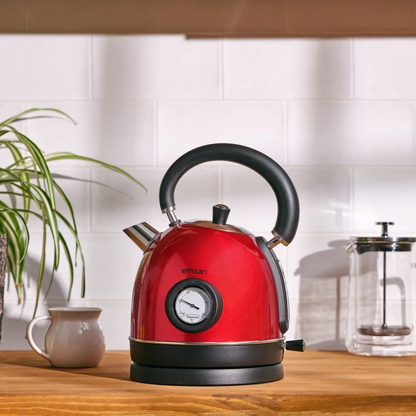 Emsan Turtle Kettle Red ürün görseli