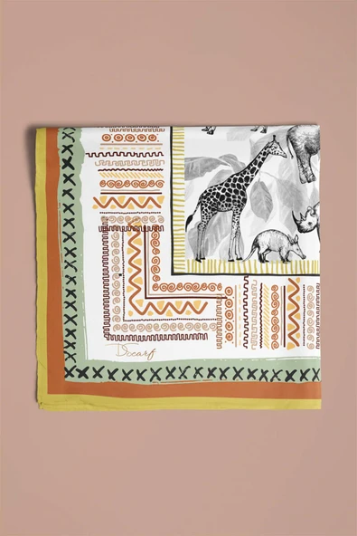 F61 AFRICAN ETNIC TASARIM BANDANA - Resim 6