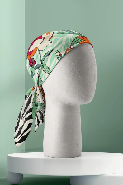 KADIN DESENLİ BANDANA - Resim 5
