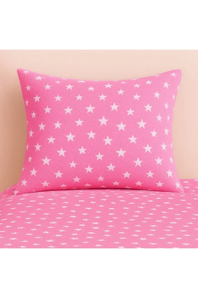 StellaFlavo Tek Kişilik Desenli Nevresim + 1 Adet Kapaklı Yastık Kılıfı - Resim 2