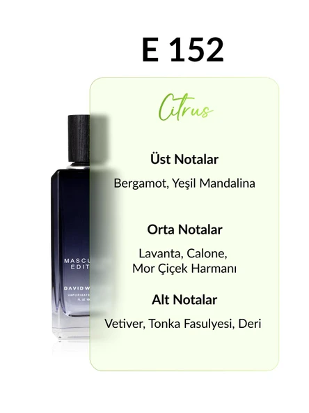 David Walker E152 Loggudu 100 ml Erkek Parfüm | Citrus - Resim 2
