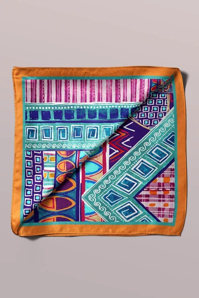 C47 KADIN DESENLİ BANDANA - Resim 5