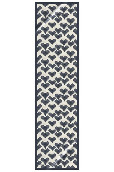 Modabutil Kalp Desenli Fular - Resim 2