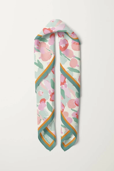 E100 KADIN DESENLİ BANDANA DG-514 - Resim 6