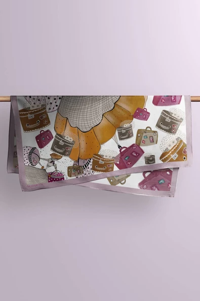 C63 KADIN DESENLİ BANDANA - Resim 3