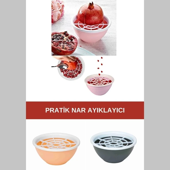 Narmatik, Kolay Nar Ayıklayıcı, Pratik Nar Dökücü Ayıklama Temizleme Kabı - Resim 8