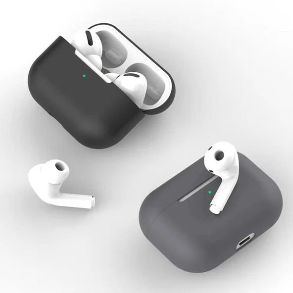 E2M AIRPODS 4 KILIF SENSE SİLİKON GÜL KURUSU - Resim 2