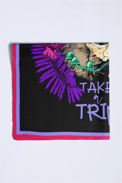 Modabutik Kurukafa Desenli Bandana - Resim 5