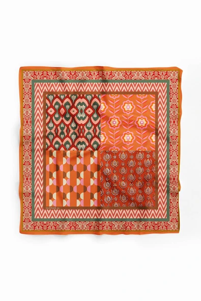 B51 KADIN DESENLİ BANDANA DG-502 - Resim 2