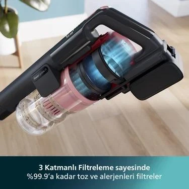 Philips PowerCyclone XC6552/01 Şarjlı Dikey Süpürge - Resim 3