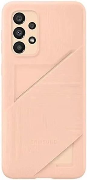 SAMSUNG Galaxy A33 5G Şeftali Rengi Kart Yuvalı Kılıf Card Slot Cover Samsung EF-OA336TPEGWW ürün görseli 1