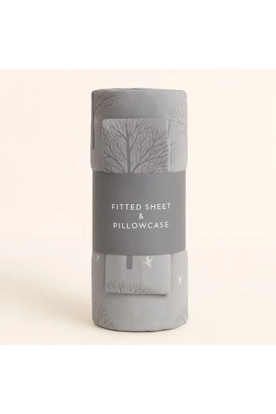 Ezgi Lastiksiz Desenli Çarşaf ve Yastık Kılıfı Tek Kişilik 160 x 240 - Resim 2