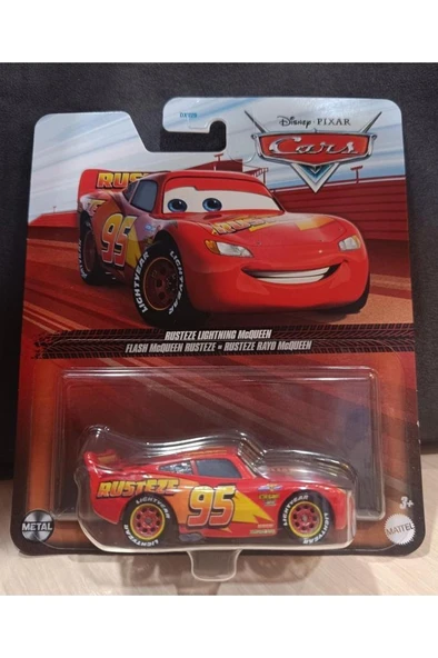 Disney Pixar Cars Tekli Karakter Araçlar Rusteze Lightning McQUEEN DXV29 FGD64 ürün görseli