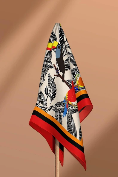 D27 KADIN DESENLİ BANDANA - Resim 6