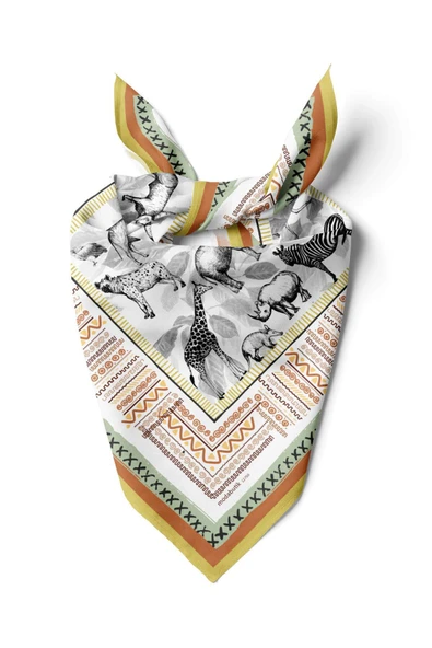 F61 AFRICAN ETNIC TASARIM BANDANA ürün görseli